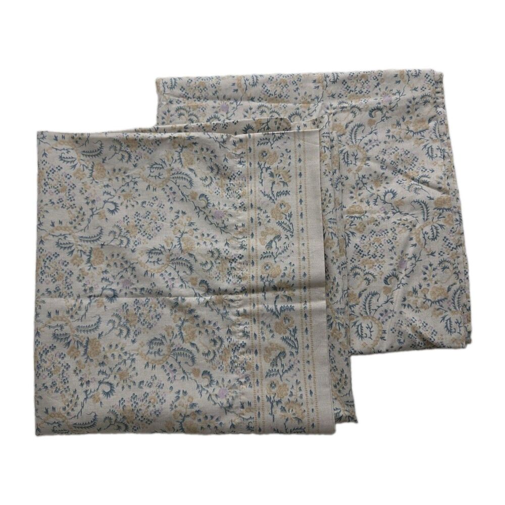 Ralph Lauren set (2) King Pillowcases Spa Island Retreat 0rganic Cotton new VTG